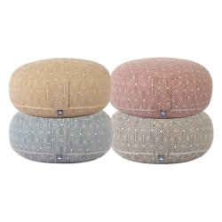 Rondo Ekstra flad meditationspude Classic Satka m. speltskaller - 18,5 x 38,5 cm.