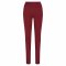 Yamadhi Crossed Waist Yogaleggings i kologisk bomuld - Bordeaux