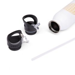 Bodhi Drikkeflaske af rustfrit stl med smukt yogaprint - 700 ml.