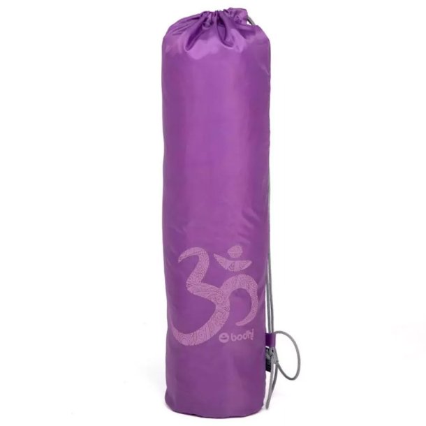 EASY BAG Yogamttetaske - Aubergine/Blomme med OHM symbol