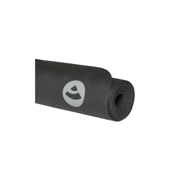 EcoPro XL Travel Yogamtte af Naturgummi - Mrkegr - 200x60 cm.