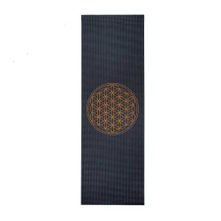 Leela Collection Flower of Life Yogamtte - 183x60 cm. x 4 mm.