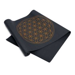 Leela Collection Flower of Life Yogamtte - 183x60 cm. x 4 mm.