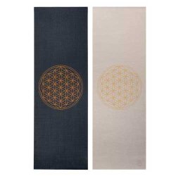 Leela Collection Flower of Life Yogamtte - 183x60 cm. x 4 mm.
