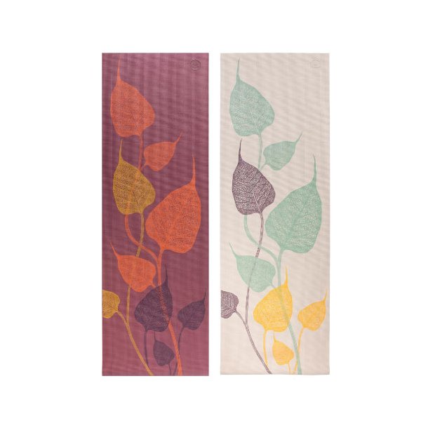 Leela Collection Leaves Yogamtte - 183x60 cm. x 4 mm.