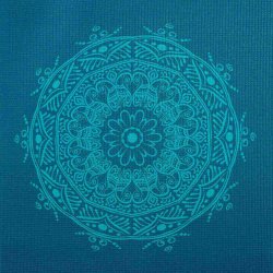 Leela Collection Mandala-Yogamtte - 183x60 cm. x 4 mm.