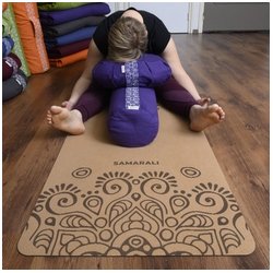 Samarali Zafu Meditationspude med boghvedeskaller - kologisk