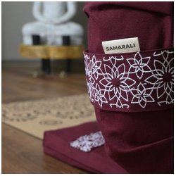 Samarali Zafu Meditationspude med boghvedeskaller - kologisk