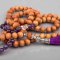 Malakde med Amethyst og Sandeltr - 108 perler
