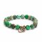 Mala Armbnd med Jaspis Imperial og Ohm-vedhng
