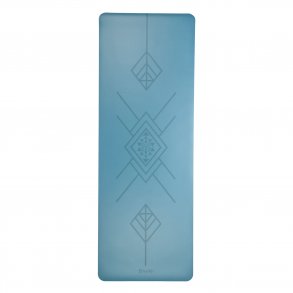 Phoenix Yogamtte af Naturgummi - Bl Tribal - 185 x 66 x 4 mm.