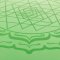 Phoenix Yogamtte af Naturgummi - Grn Yantra-Mandala - 185 x 66 x 4 mm.