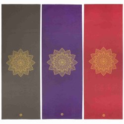 Rishikesh Premium Golden Mandala Yogamtte - 183x60 cm. x 4,5 mm.