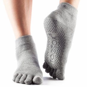 ToeSox Full-Toe Ankle Yogastrmpe - Gr