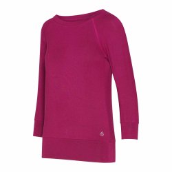 Yamadhi Yogabluse med 3/4 rmer i viskose - Hindbr