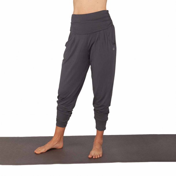 udredning flare seng Yamadhi Løse Yogabukser Anthrazit Viskose | Yogatøj