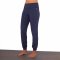 Yamadhi Roll-Down Yogabukser i kologisk bomuld og elastan - Mrkebl