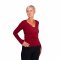 Yamadhi Sl-om Yogabluse i viskose - Rd/Burgundy