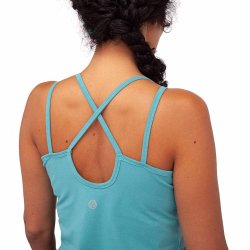 Yamadhi Yogatop med Spagettistropper - Turkis