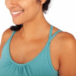 Yamadhi Yogatop med Spagettistropper - Turkis