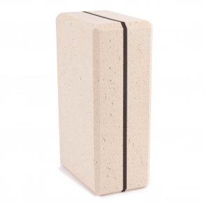 Bodhi XXL Yogablok i Bambus - Hjælpemiddel til yoga og pilates - 23 x 14 x 8,4 cm.