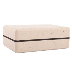 Bodhi XXL Yogablok i Bambus - Hjlpemiddel til yoga og pilates - 23 x 14 x 8,4 cm.