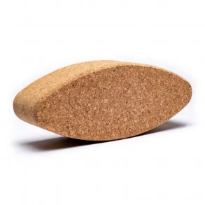 Yogablok i kork "Egg" - 30,5 x 12 x 7,5 cm.