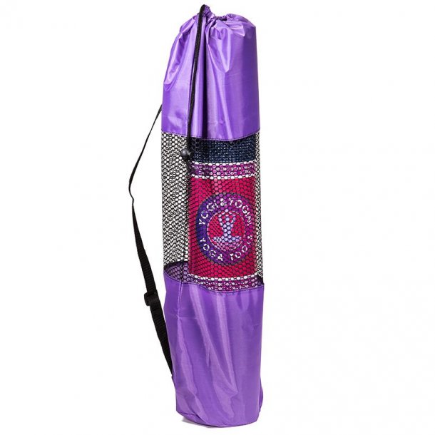 Yogi &amp; Yogini Yoganet med snorlukning - Lilla - 66 x 23 cm.