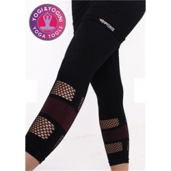 Yogamasti Lotus Capri Yoga Leggings m. nederdel - Sort