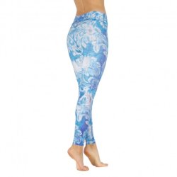Niyama Yoga Leggings - True Blue