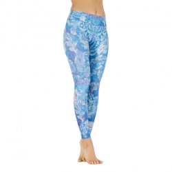 Niyama Yoga Leggings - True Blue
