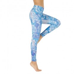 Niyama Yoga Leggings - True Blue