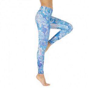 Niyama Yoga Leggings - True Blue