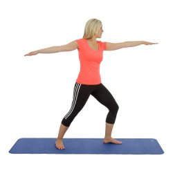 SportTec Pilates- og Yogamtte - kologisk - 180 x 60 x 0,6 cm.