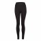 Yamadhi Crossed Waist Yogaleggings i kologisk bomuld - Sort