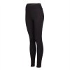 Yamadhi Crossed Waist Yogaleggings i kologisk bomuld - Sort