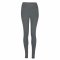 Yamadhi Crossed Waist Yogaleggings i kologisk bomuld - Anthrazit