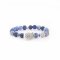 Mala Armbnd med Bl Agat og vedhng med Livets Tr