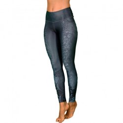 Niyama Yoga Leggings m. h�j talje - Maori Magic